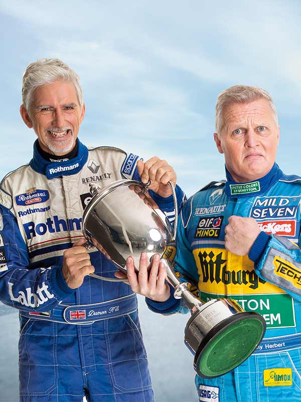 Damon Hill and Johnny Herbert