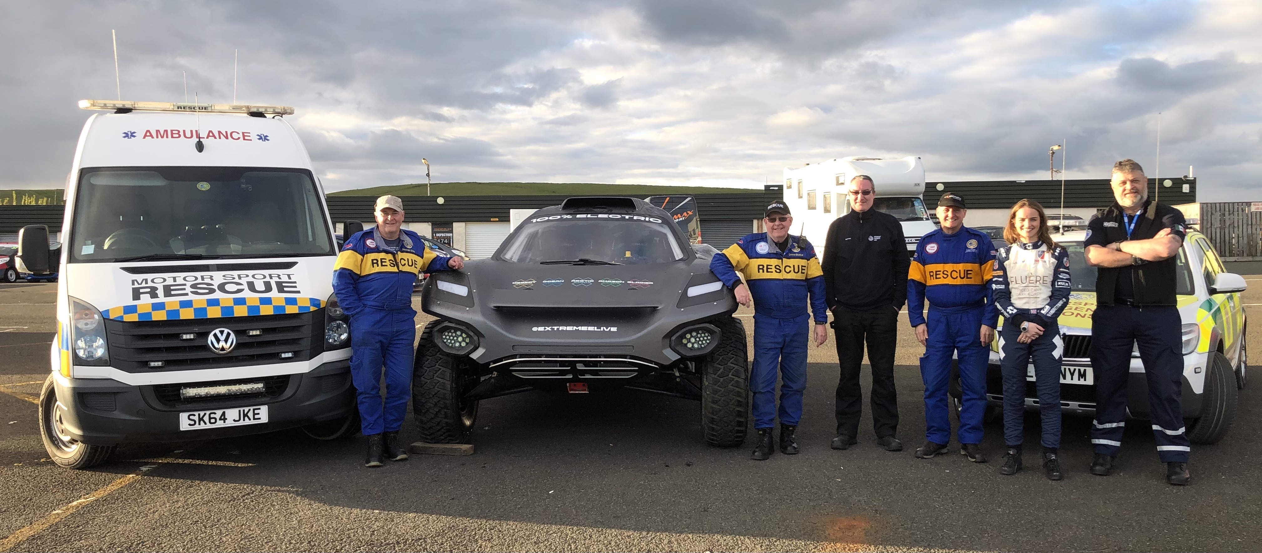 Extreme E Series driver Catie Munnings with SMMC Rescue Team