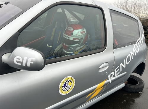 Renault Clio donated by Stuart Robertson for extrication training