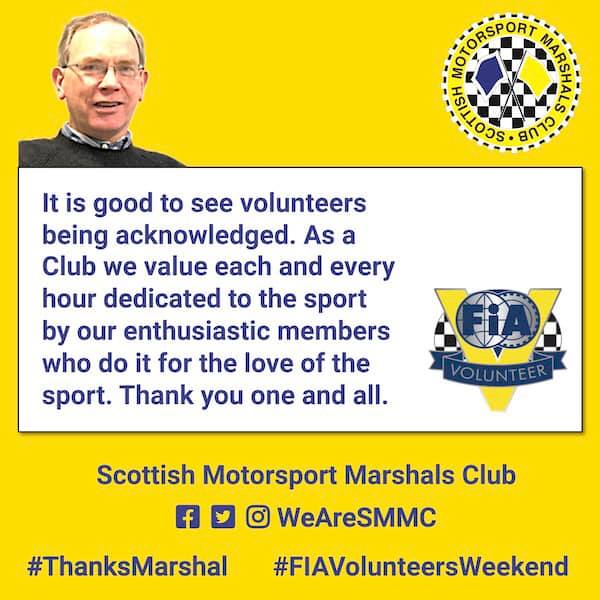 FIA Volunteers Weekend