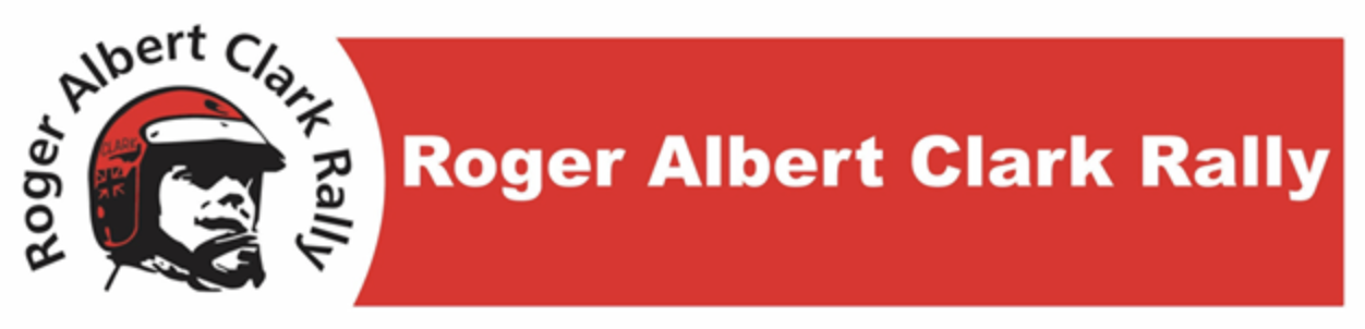 Roger Albert Clark rally logo
