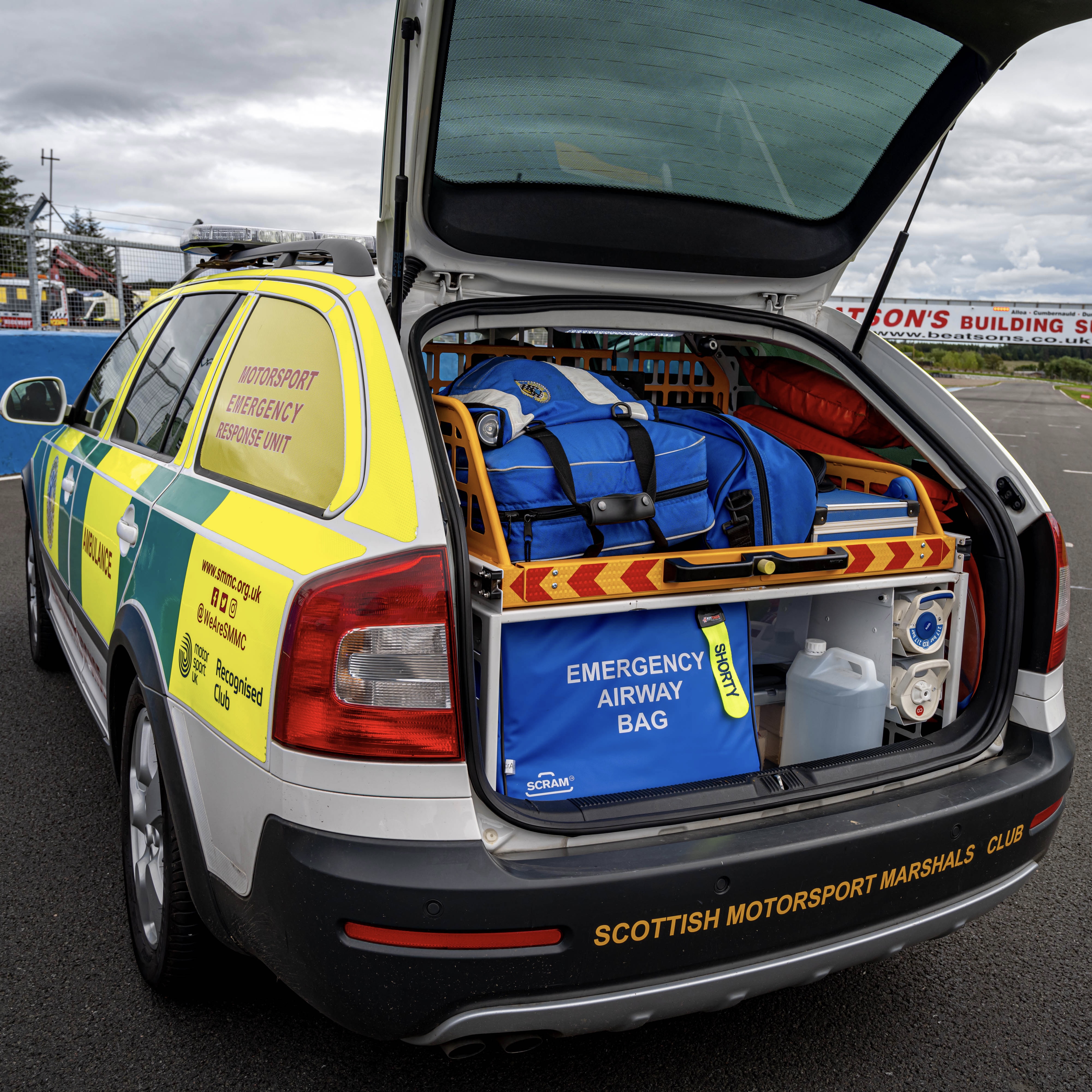 Saltire 99 at Knockhill - rear view