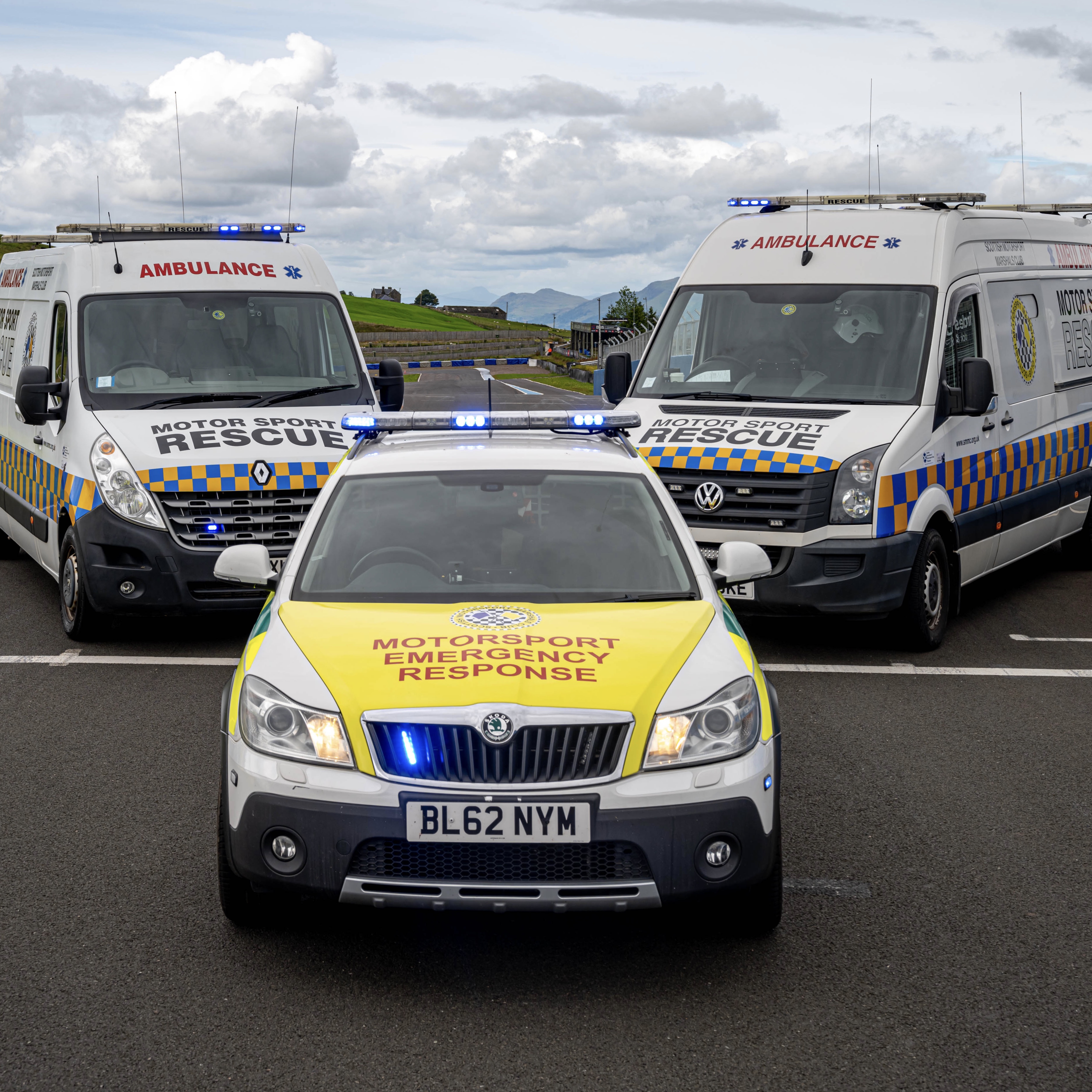 Saltire 99 at Knockhill - front view